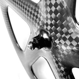 carbon five spoke wheel for road bike