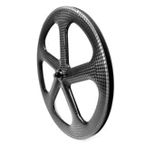 700c road triathlon bike wheel, five spoke carbon wheels
