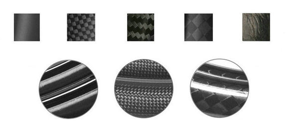 Different carbon fiber weaves options for carbon bicycle wheels / rims