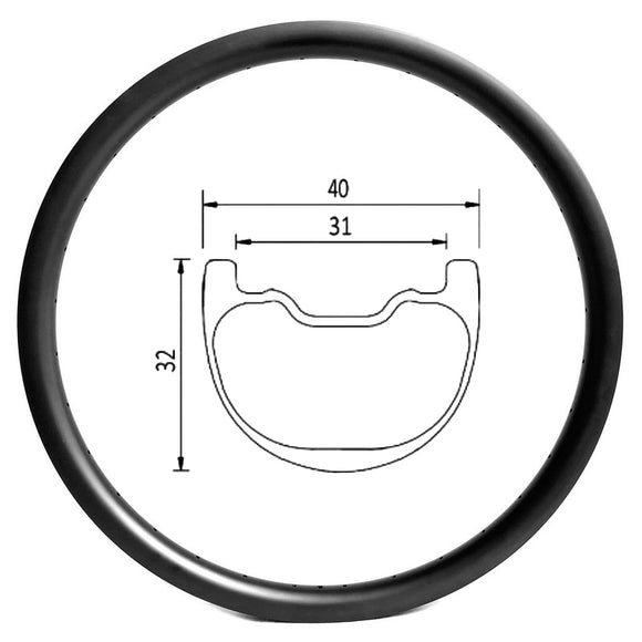 Deep Rims Mtb Carbon MTB Rims - DH Freeride for Aggressive Riders | Carbonal Bike