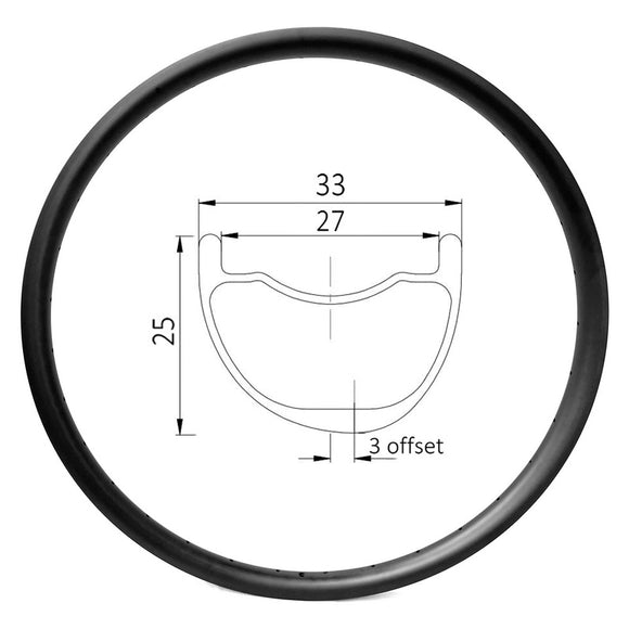 27mm Inner Width Rims Carbon MTB Rims for Cross Country, Lightweight & Stiff | Carbonal Bike ...