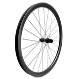 700c carbon gravel bike wheels, rear wheel with DT Swiss 240 hub