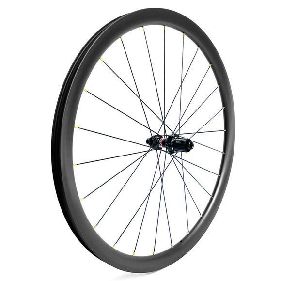 700c carbon gravel bike hookless wheels