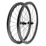 700c carbon road bicycle wheelset, wave shape, asymmetric 21mm innternal width, clincher tubeless