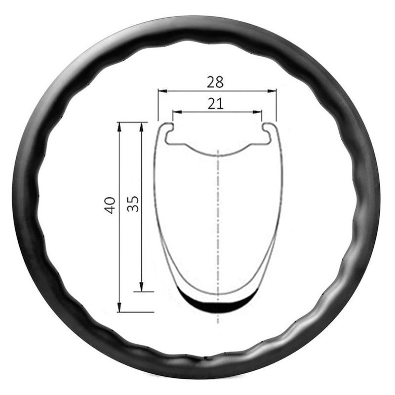 Carbon Bicycle Rims for Road Gravel MTB E-bike BMX etc | Carbonal Bike