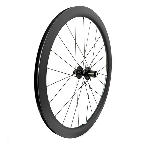 700c road bicycle carbon wheel with Chris King R45D hub, rear wheel