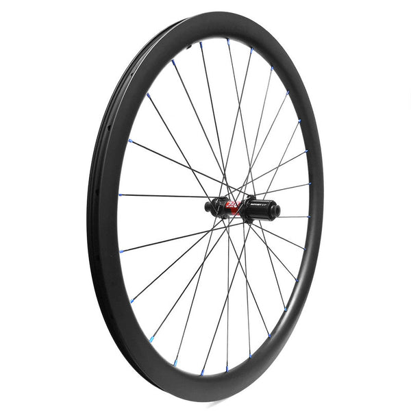 Disc Carbon Road Bicycle Wheels 18mm Wide Int DT 240 Carbonal Bike