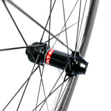 carbon bicycle wheel with Novatec hub front wheel