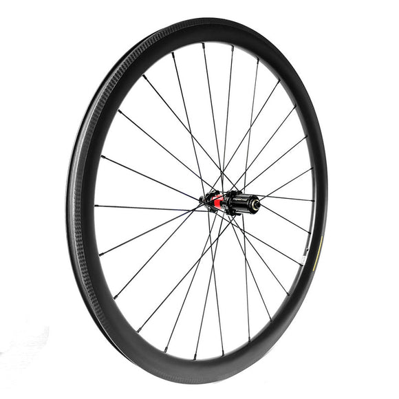 Custom build road bicycle 21mm inner wide carbon wheels with DT Swiss 240 hub