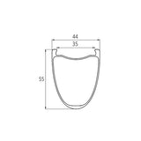 D35-55U 700c gravel bike 35mm internal width 55mm deep tubeless carbon rim