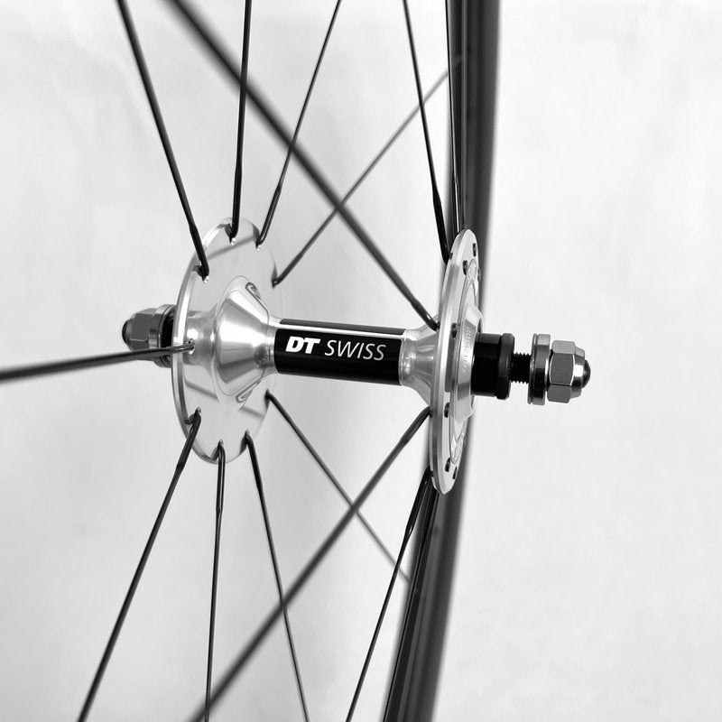 dt swiss fixed gear 700C Carbon Track Wheels - DT Swiss 370 18mm Internal