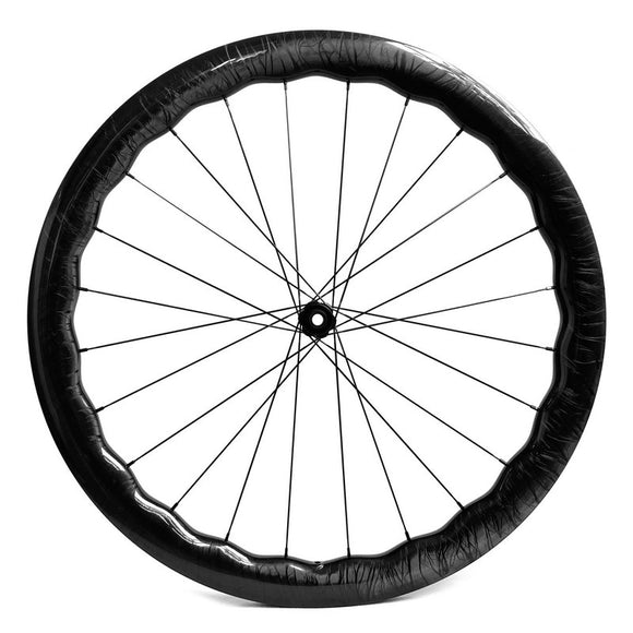 lightweight 700c road wheel wave shape, build with DT Swiss 240 hub, marble glossy finish