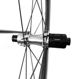 SR270 carbon spoke hub, silver color, Shimano 11/12S Road