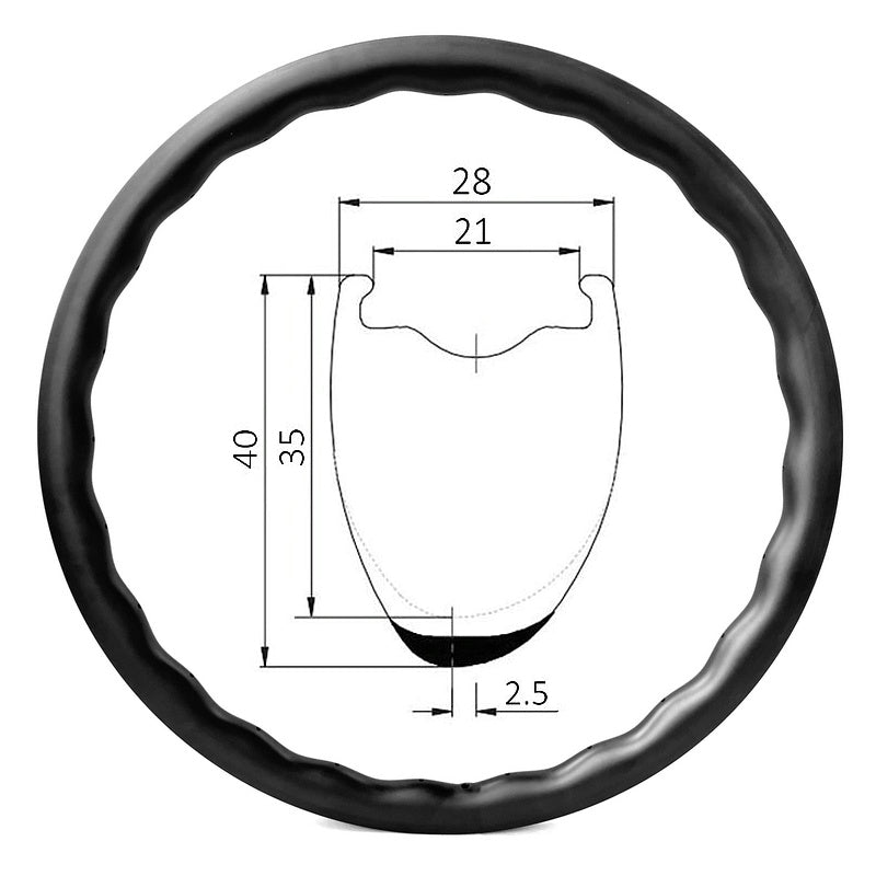 Carbon Bicycle Rims for Road Gravel MTB E-bike BMX etc | Carbonal Bike