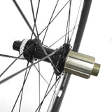 carbon bicycle wheel rear with bitex hub disc center lock