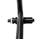 bicycle carbon five spoke wheel disc center lock