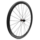 700c carbon bike wheel with DT Swiss hub for road race, front wheel