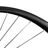 custom built xc mtb wheelset with carbon rims