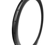 gravel bike carbon wheel rim 30mm inner width, 40mm deep hookless