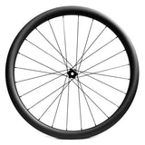 Custom build 700c road bicycle carbon wheel with Novatec hub, rear wheel