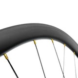 high quality 25mm inner wide hookless carbon bike wheels