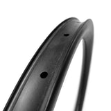 high volume tire compatible carbon wheel rim for gravel bike