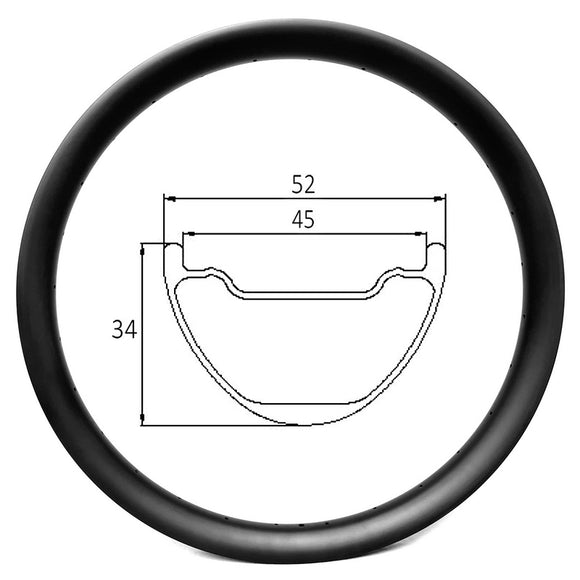 Carbon MTB Rims specially designed for plus & fat bike | Carbonal Bike