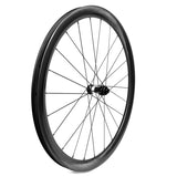 700c road gravel carbon wheels of 23mm internal 28.5mm external (max 32mm) width, clincher tubeless ready.