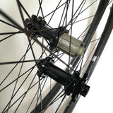 bike carbon wheelset with bitex bx306 hub, disc 6 bolts
