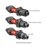 DT Swiss 240 mtb hub freehub body options: Shimano mtb 11s, Shimano Micro Spline, Sram XD
