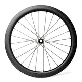24mm internal width carbon gravel bike wheels custom built with DT Swiss 240 hub