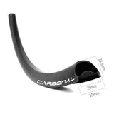 carbon mountain bike rim of 29mm wide int 35mm ext 23.5mm deep, 27.5 inch hookless rim for xc and trail
