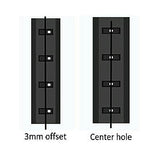 carbon mtb rims with 3mm offset spoke holes or center spoke holes (optional)