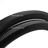 carbon bicycle rims with basalt brake track and 3k twill brake track (optional)